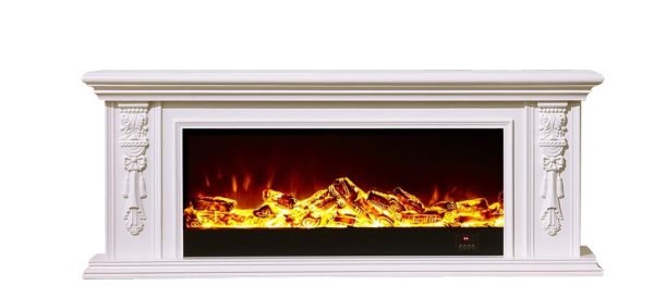 Model 8104/8104S/8104SS Luxury Electric Fireplace with Wood Frame for Household Use