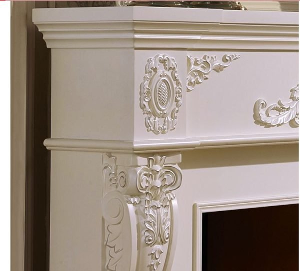 Model 8105 Luxury Electric Fireplace with Wood Frame for Household Use - Image 5
