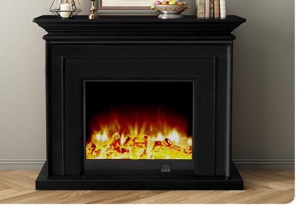 Model 1902 Luxury Electric Fireplace with Wood Frame for Household Use - Image 5