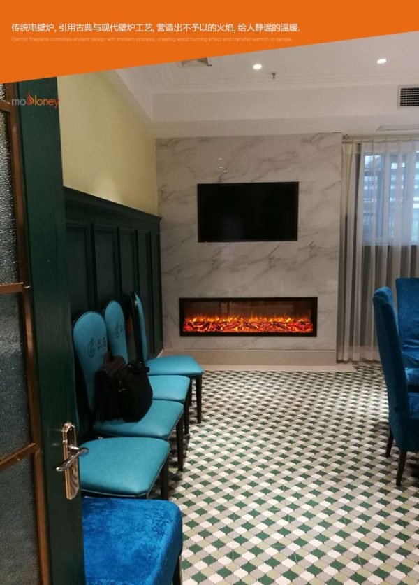 built-in electric fireplace ZG-1200No heat - Image 3