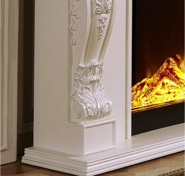 Model 8105 Luxury Electric Fireplace with Wood Frame for Household Use - Image 6