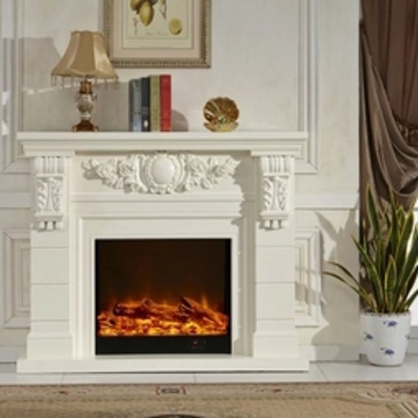 Model 8070 Luxury Electric Fireplace with Wood Frame for Household Use - Image 8