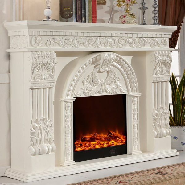 Model 8071B /8071S Luxury Electric Fireplace with Wood Frame for Household Use - Image 4