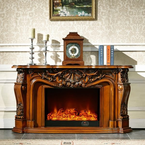 Model 8080 /8080S Luxury Electric Fireplace with Wood Frame for Household Use - Image 2