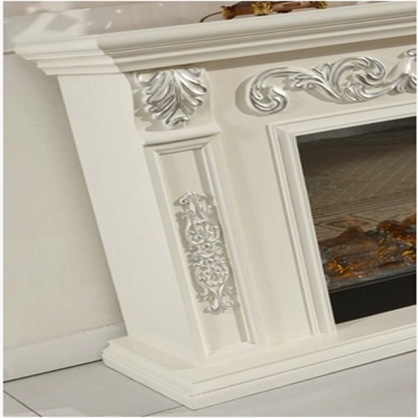 Model 8094 Luxury Electric Fireplace with Wood Frame for Household Use - Image 4