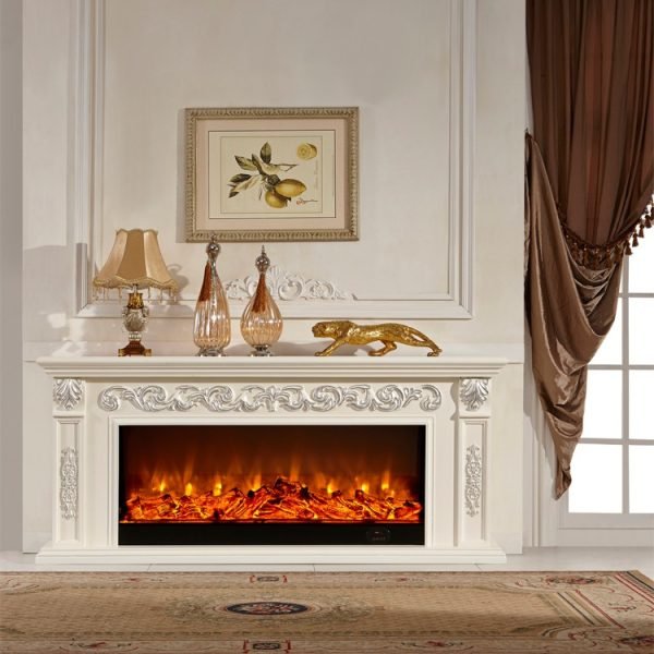Electric fireplace and mantel - Image 3