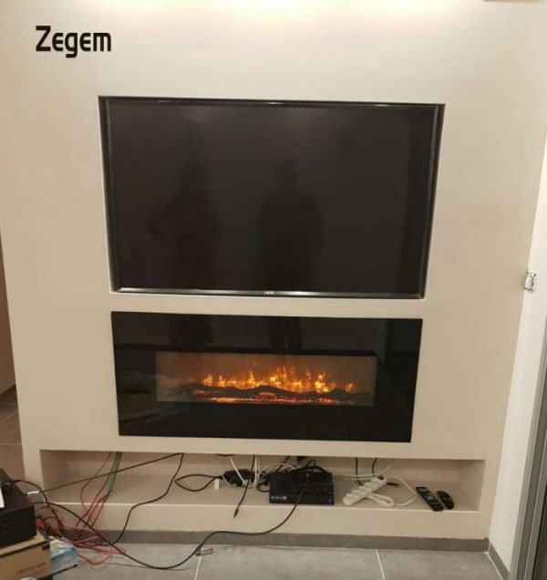 Wall-mounted electric fireplace G-01