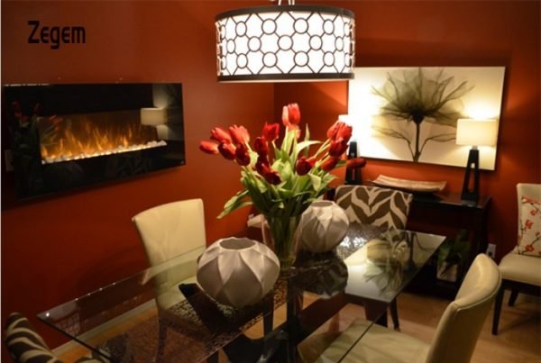 Wall-mounted electric fireplace G-01 - Image 5