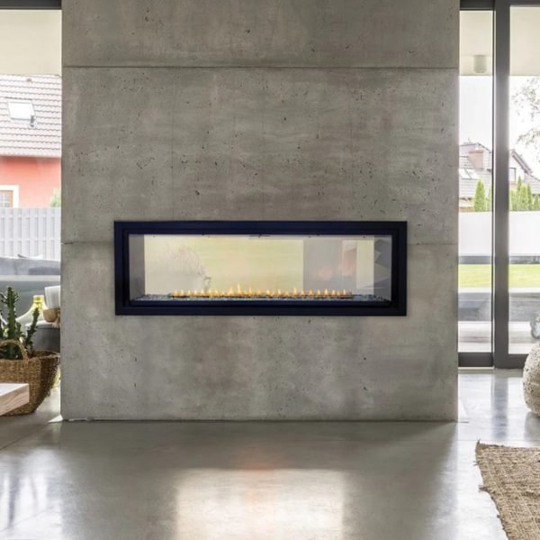 30/40/50/60/70/80/90/100 inch 3 sides Glass view fire Indoor vented directly natural gas or LGP Gas fireplace - Imagen 3