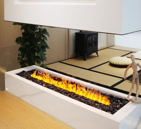 800mm length 3D water steam fireplace