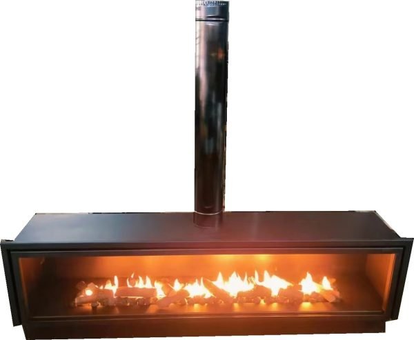 Indoor vented  directly natural gas or LGP Gas fireplace - Imagen 5