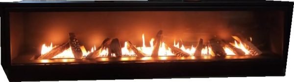 30/40/50/60/70/80/90/100 inch 3 sides Glass view fire Indoor vented directly natural gas or LGP Gas fireplace - Imagen 2