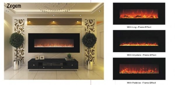 Wall-mounted electric fireplace G-01-2 - Image 2