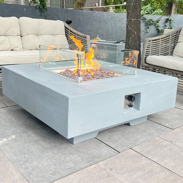 Natural gas or LGP Fire Pit Patio Heater Concrete Fire pit Outside Outdoor fireplace