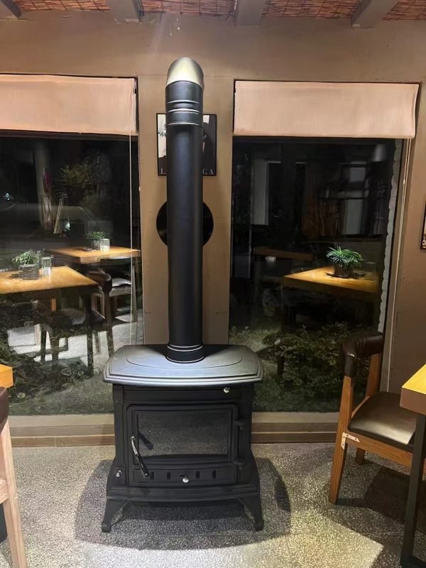 Freestanding Cast iron wood stove fireplace - Image 3