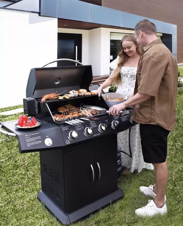 Wholesale Low Price Commercial Professional Gas Grill Family Party Barbecue Outdoor Kitchen Bbq Grill - Imagen 5