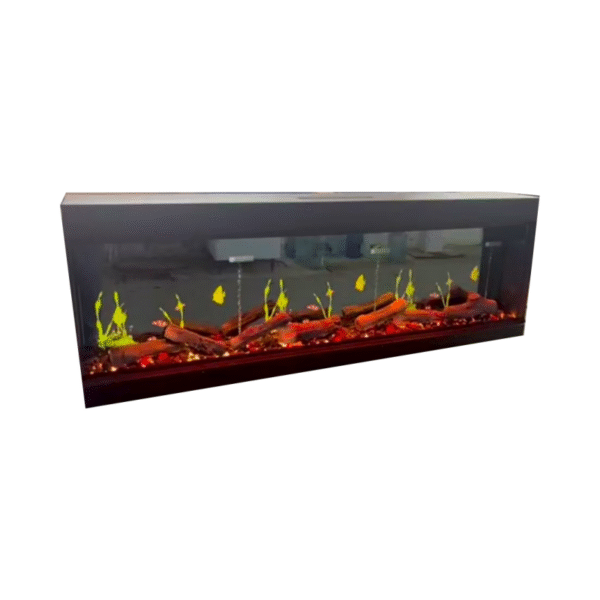 Holographic fireplace, aquarium