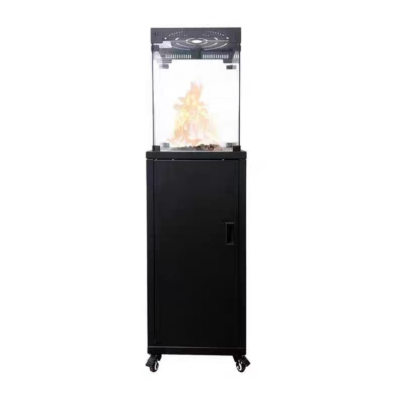 Outdoor patio gas firepit