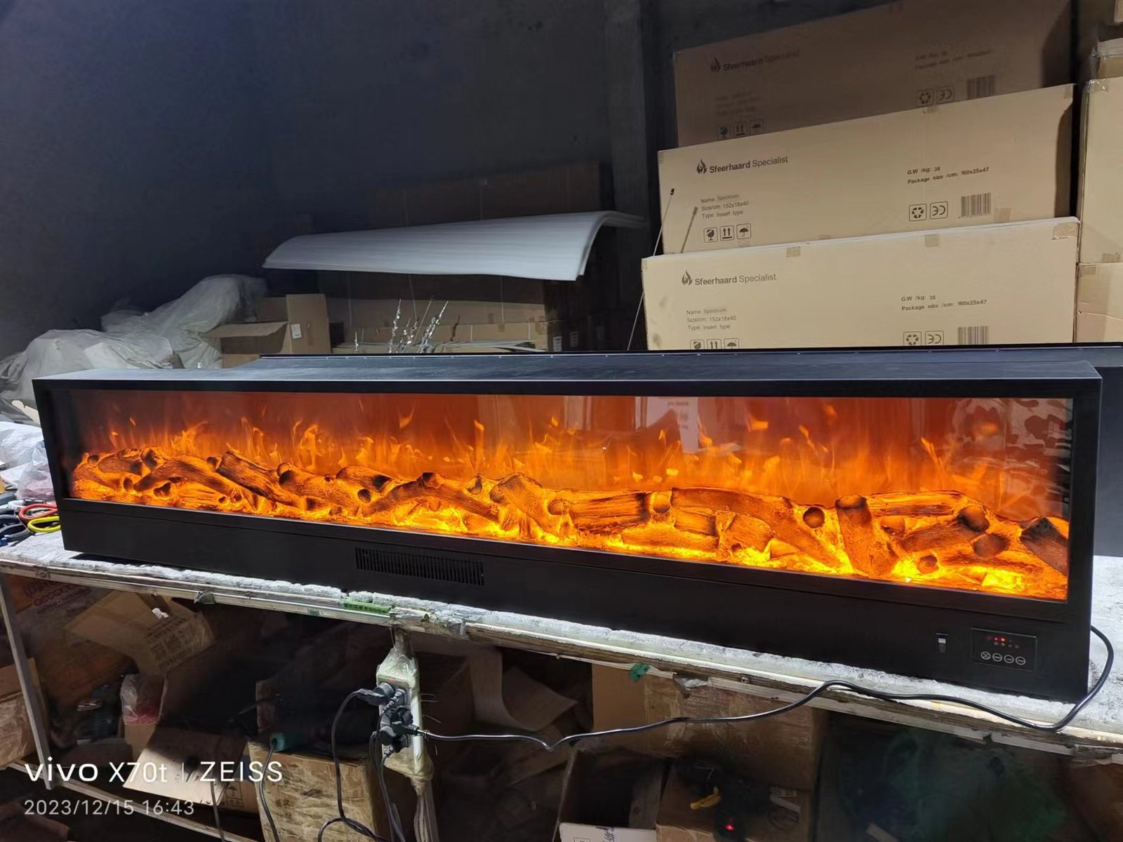 Customized electric fireplace heater 2000mm - Image 2